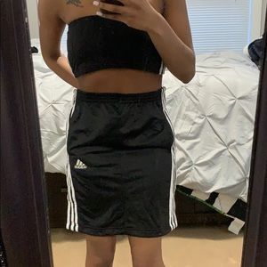 Reworked Adidas skirt set